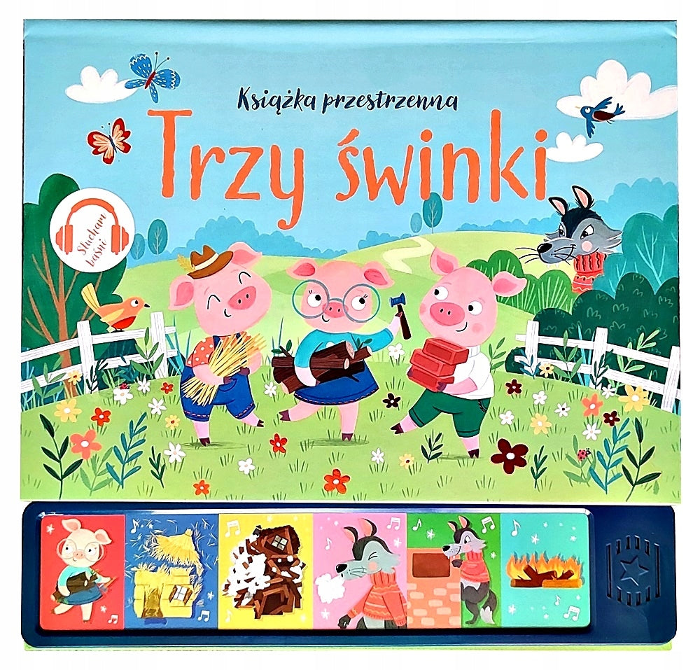 SPATIAL BOOK EDUCATIONAL SOUND FAIRY TALE TO LISTEN TO THREE PIGS EAN (GTIN) 5903364858490