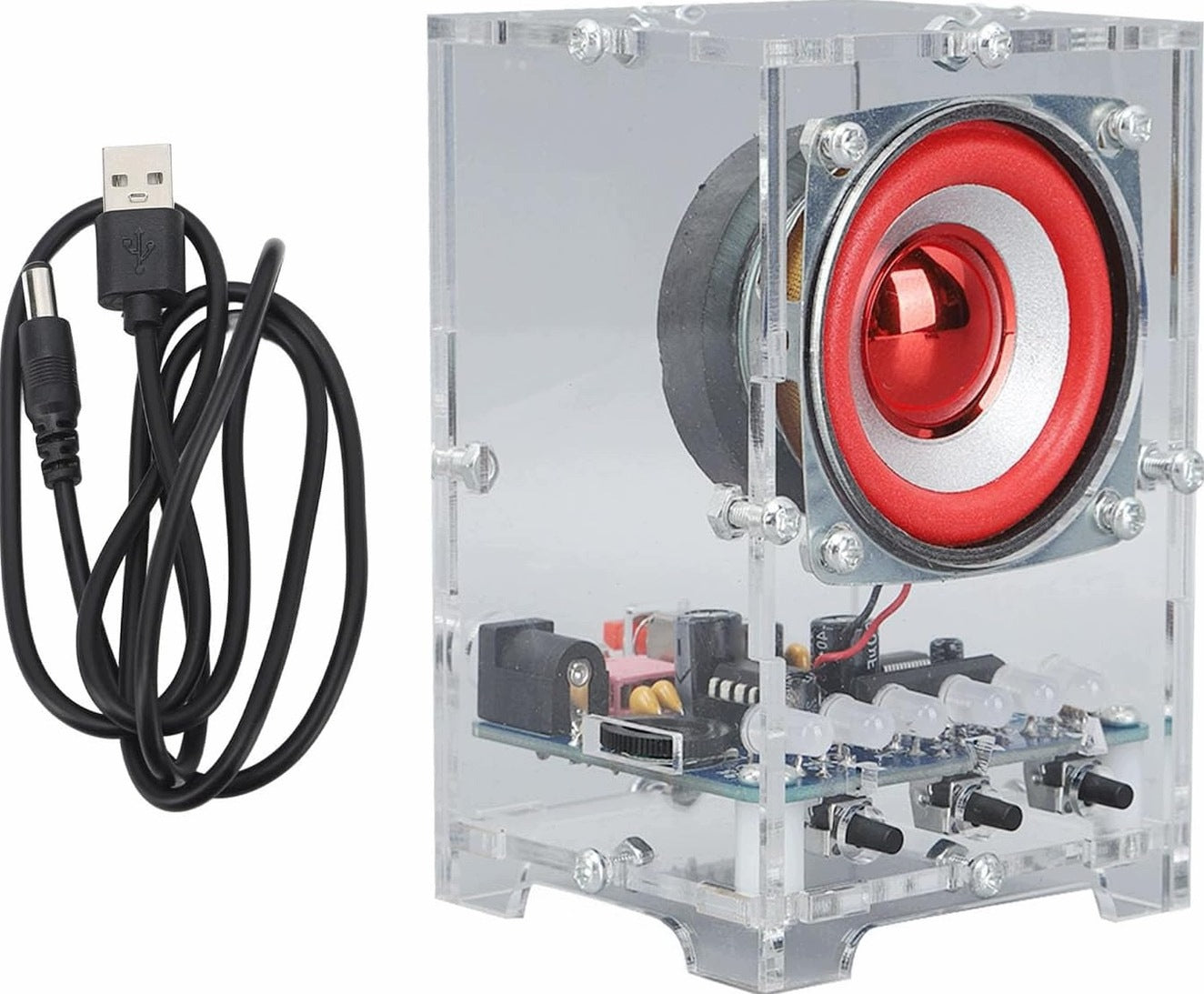 SPEAKERS ELECTRONIC SET 149X112X87CM STEREO EDUCATIONAL ACRYLIC