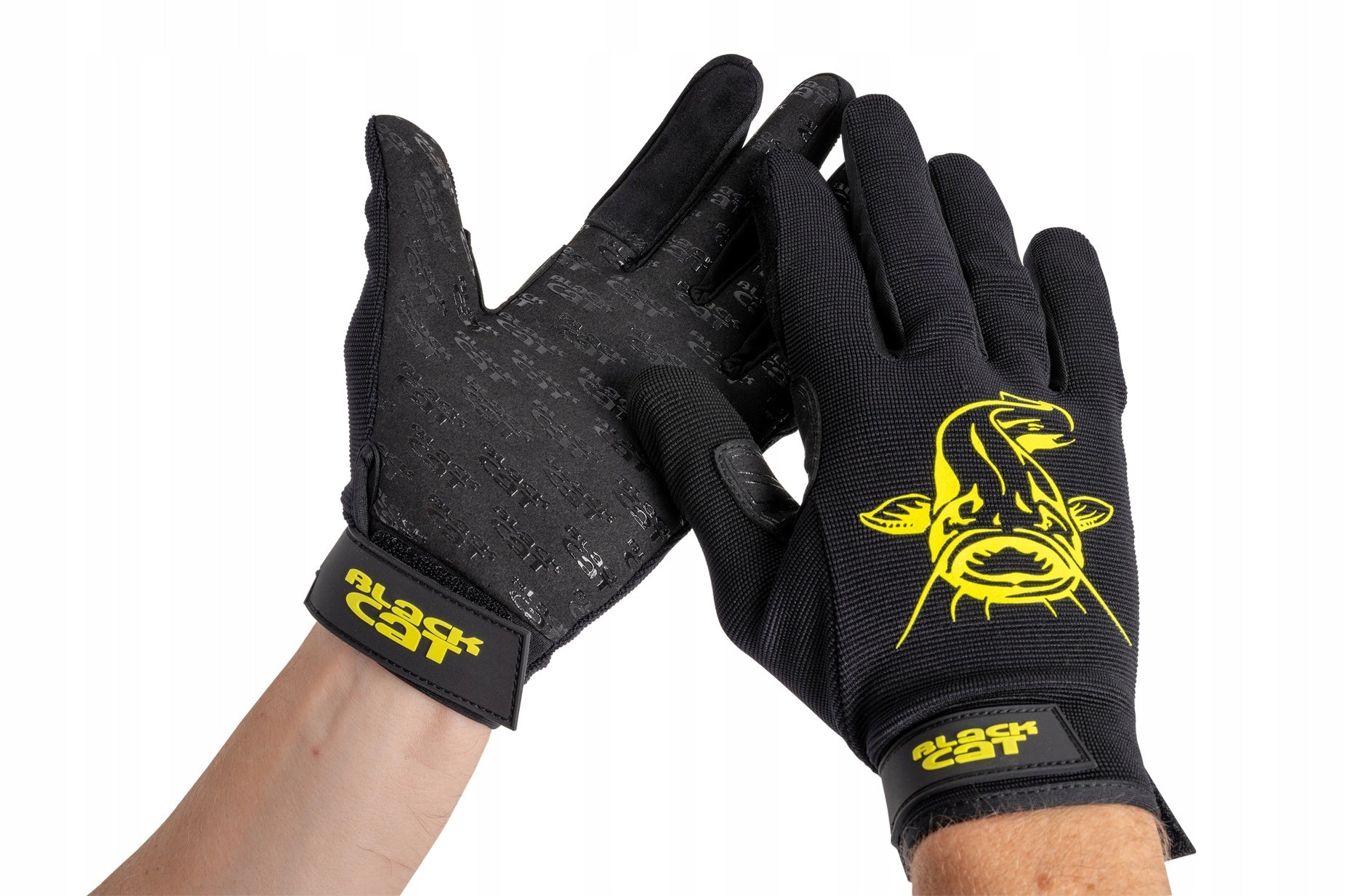 SPECIAL GLOVES FOR PICKING UP FISH BLACK CAT - L Packaging status original