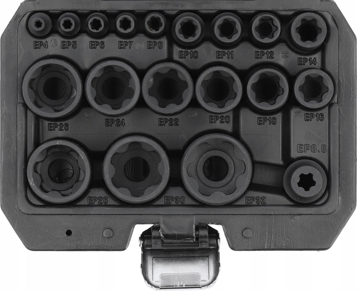 SPECIALIZED EXTERNAL CAPS 1/4 3/8 1/2 TORX PLUS EP4-EP32 19el. Brand Yato