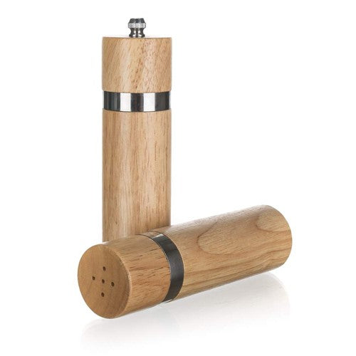 SPICE KIT SALT GLAYER PEPPER GIRDER WOOD MILL spice set