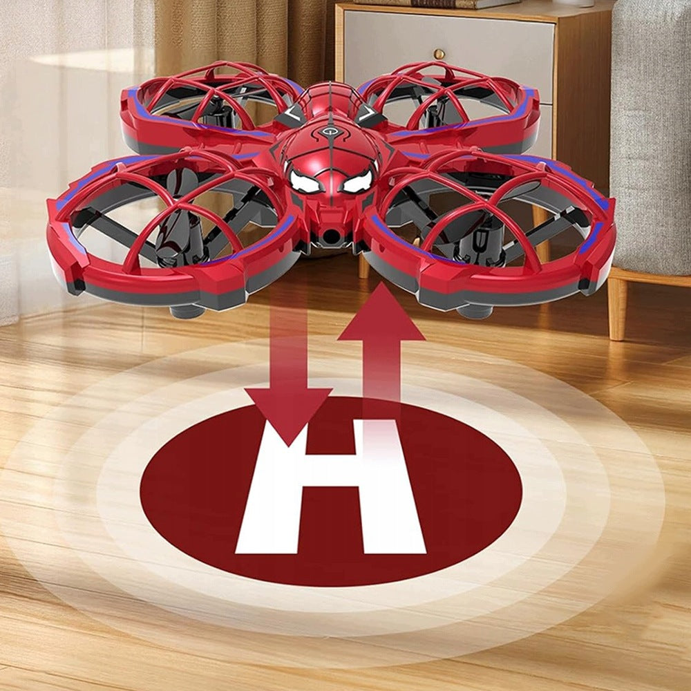 SPIDER MINI DRONE RC AIRPLANE REMOTE CONTROLLED IDEAL GIFT LED COLORFUL Packaging status original
