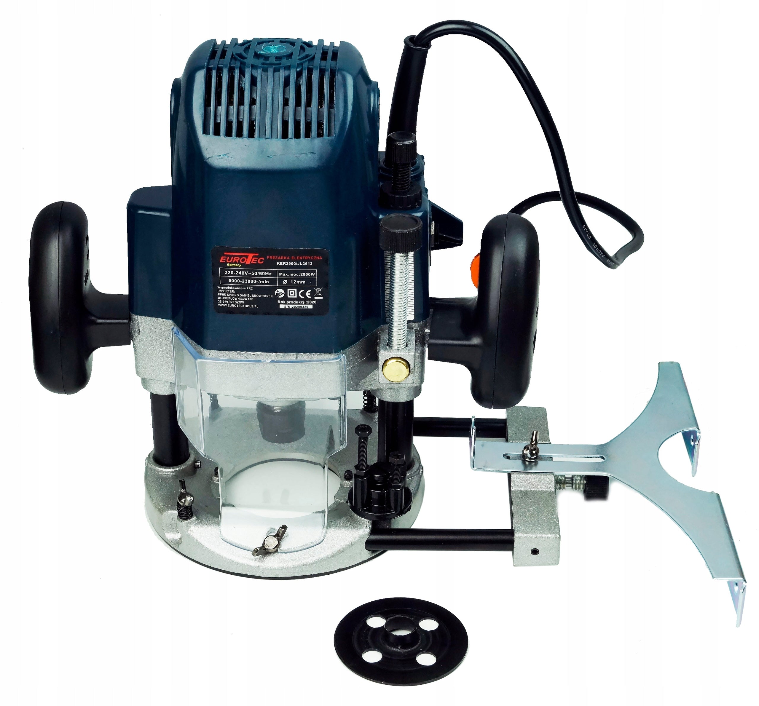 SPINDLE MILLING MACHINE FOR WOOD + 12 CUTTERS SET Supply voltage 230 V