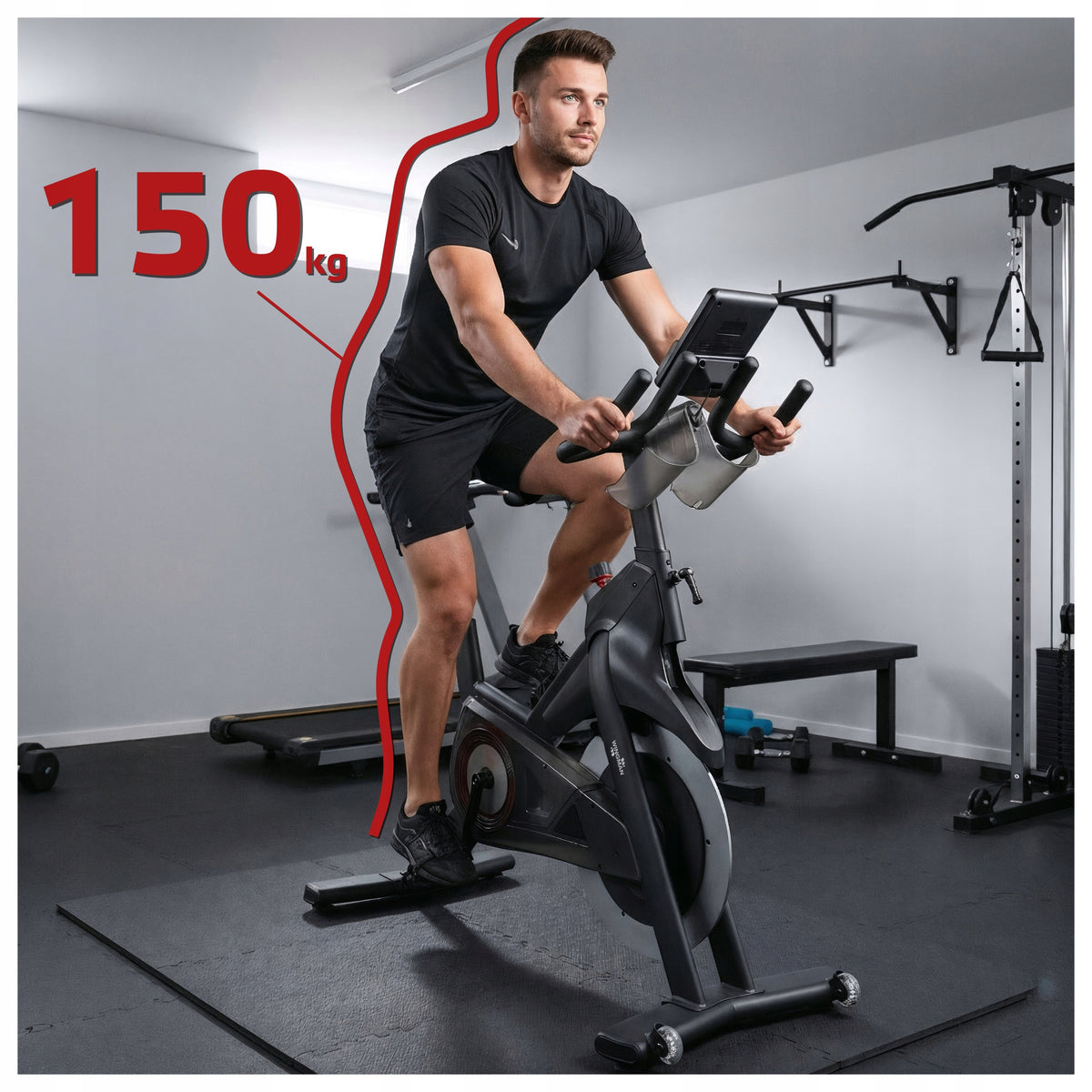 SPINNING STATIONARY BIKE WINGMAN SNX20 PRO | MAGNETIC | WHEEL 20KG Manufacturer code SNX20 Pro Spinningowy