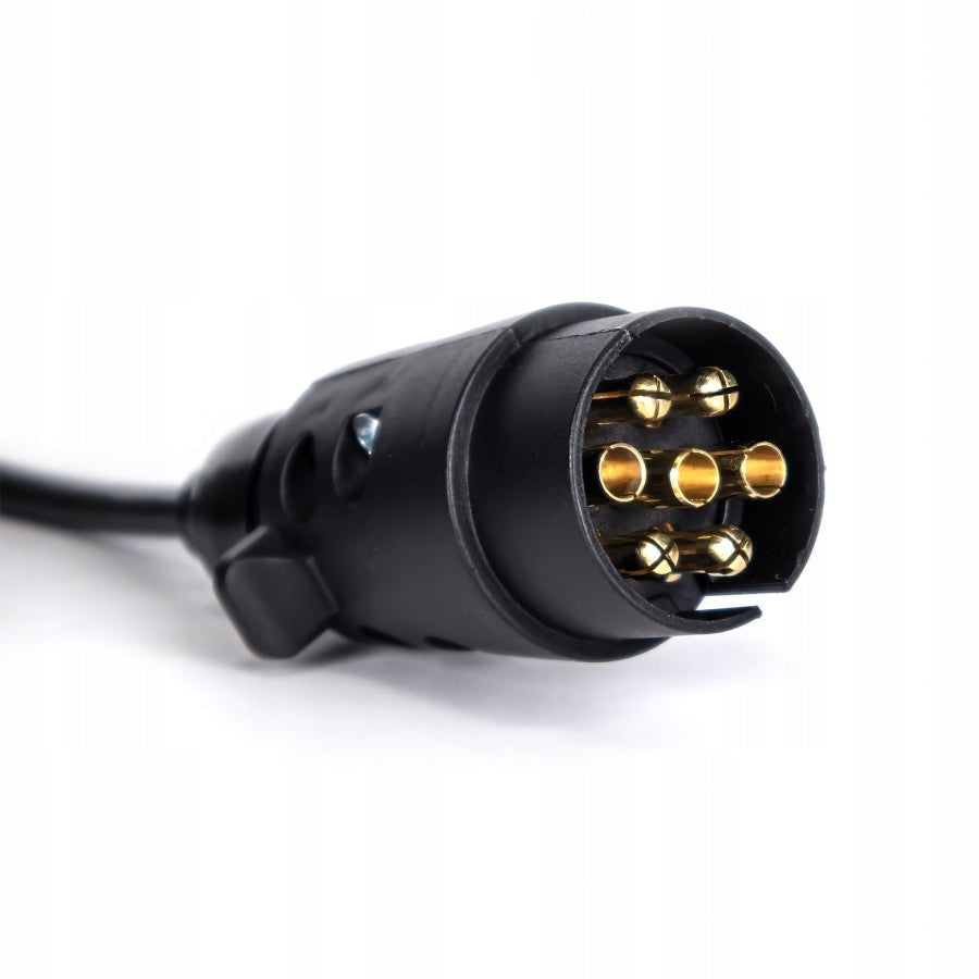 SPIRAL CABLE WITH PLUGS 13/7 PIN 12V 1,5m Kind 7 PIN 13 PIN