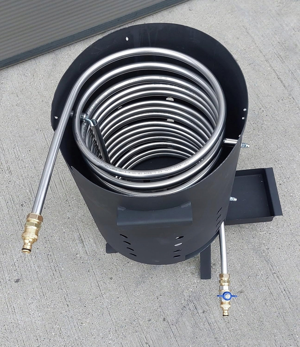 SPIRAL HEATING POOL HEATING STAINLESS STEEL PIPE 15 M FOR WOOD