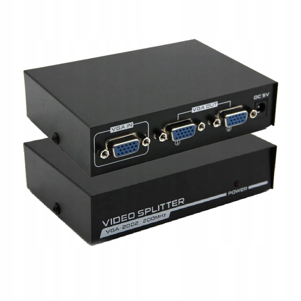 SPLITTER VGA Image Cloning 1x2 - 250MHz Splitter Video Splitter Model 1E4-03-25