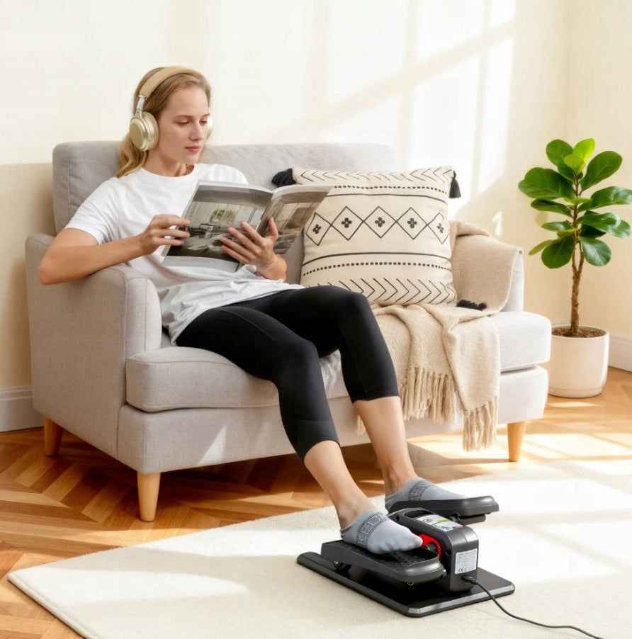 SPORTNOW Mini Home Elliptical Trainer Under Electric Desk Packaging status original