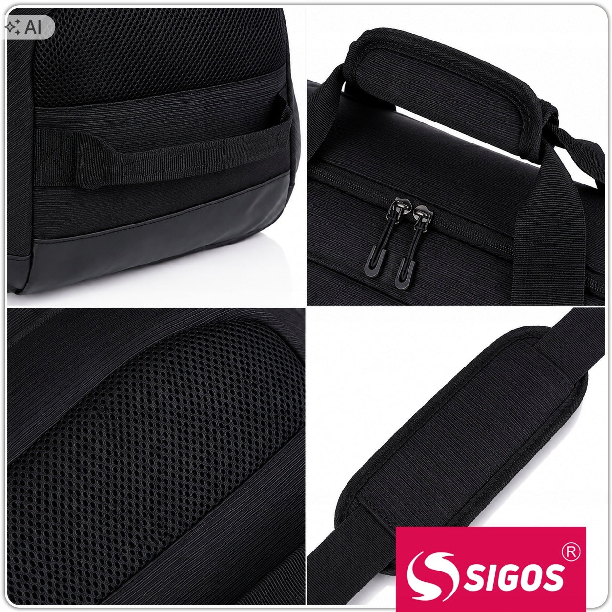 SPORTS BAG TRAVEL TRAINING FOR GYM HAND LUGGAGE 47 CM BLACK Manufacturer code TORBA SPORTOWA PODRÓŻNA TRENINGOWA
