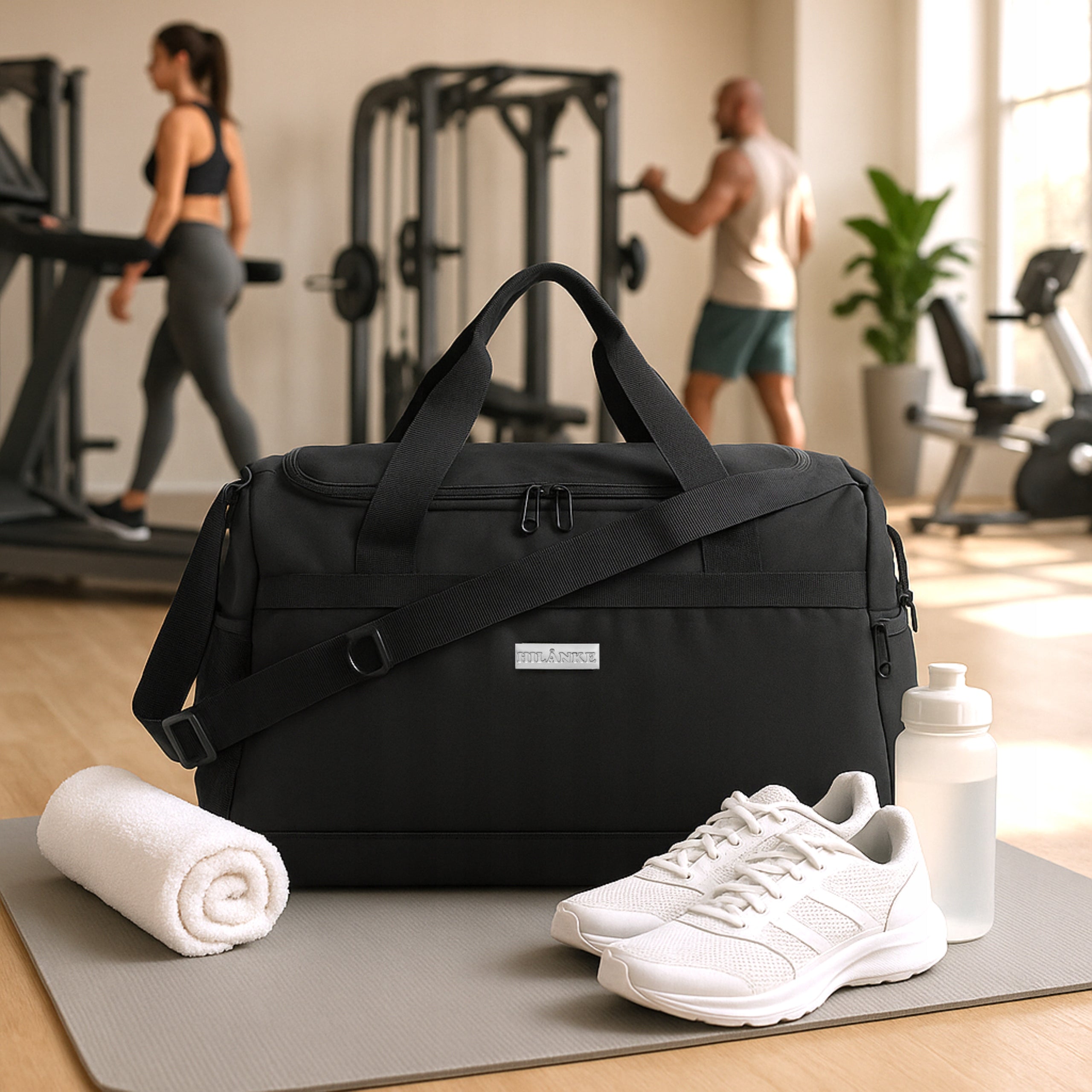 SPORTS TRAINING BAG Travel Large Shoulder Waterproof Cordura Black Packaging status original