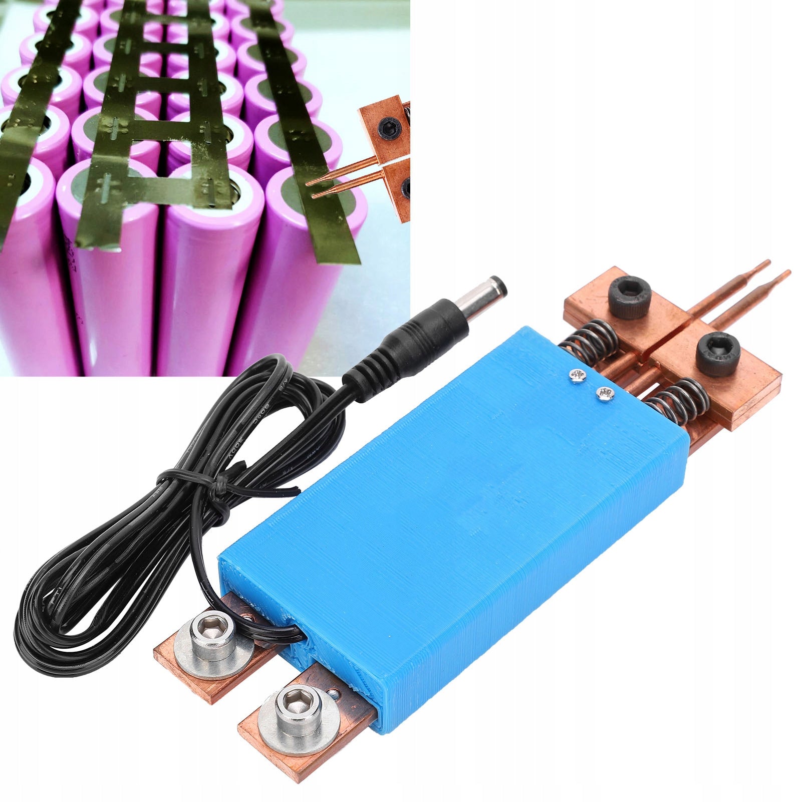 SPOT WELDING MACHINE FOR CELLS + KEY DIY BLUE