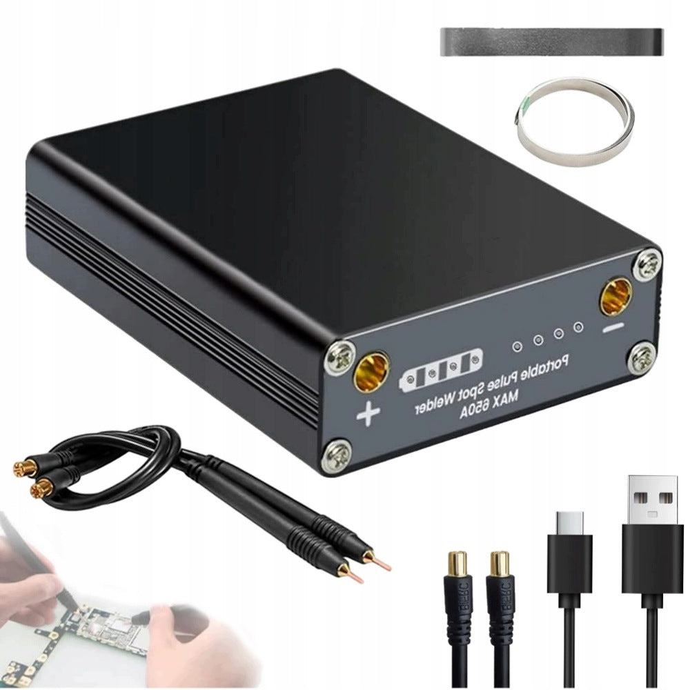 SPOT WELDING MACHINE PORTABLE DIY MINI WELDING METAL 5500MAH BATTERY