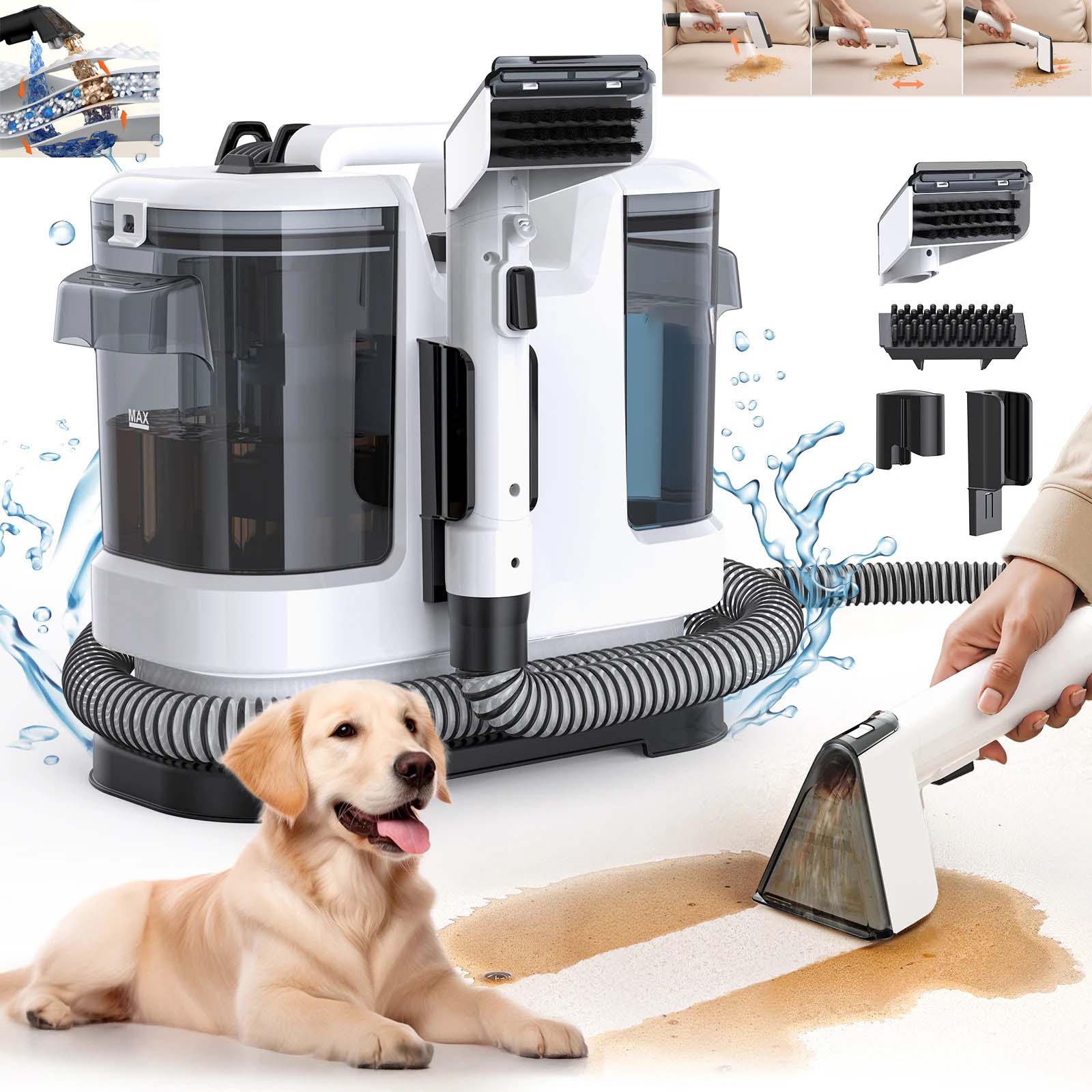 SPOTCLEANER 450W WASHING VACUUM CLEANER FOR CARPET, SEAT AND SOFA MATTRESS