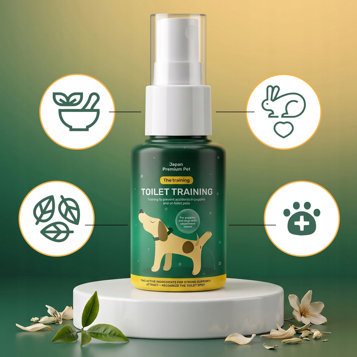 SPRAY FOR LEARNING THE CLEANLINESS OF A PUPPY PEEING ON A MAT 100 ML Brand no brand