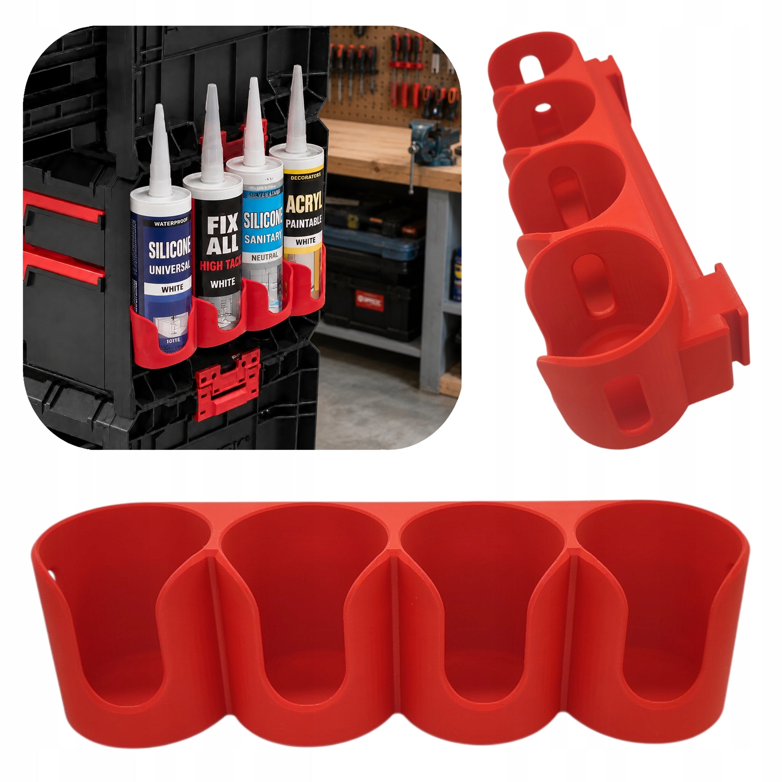 SPRAY HOLDER SILICONE FOAM 67MM FOR QBRICK PRO ORGANIZER