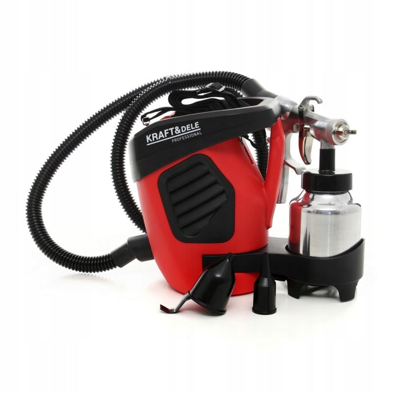 SPRAY PAINT GUN 600W 2 NOZZLES 1000ml Brand Kraft&Dele