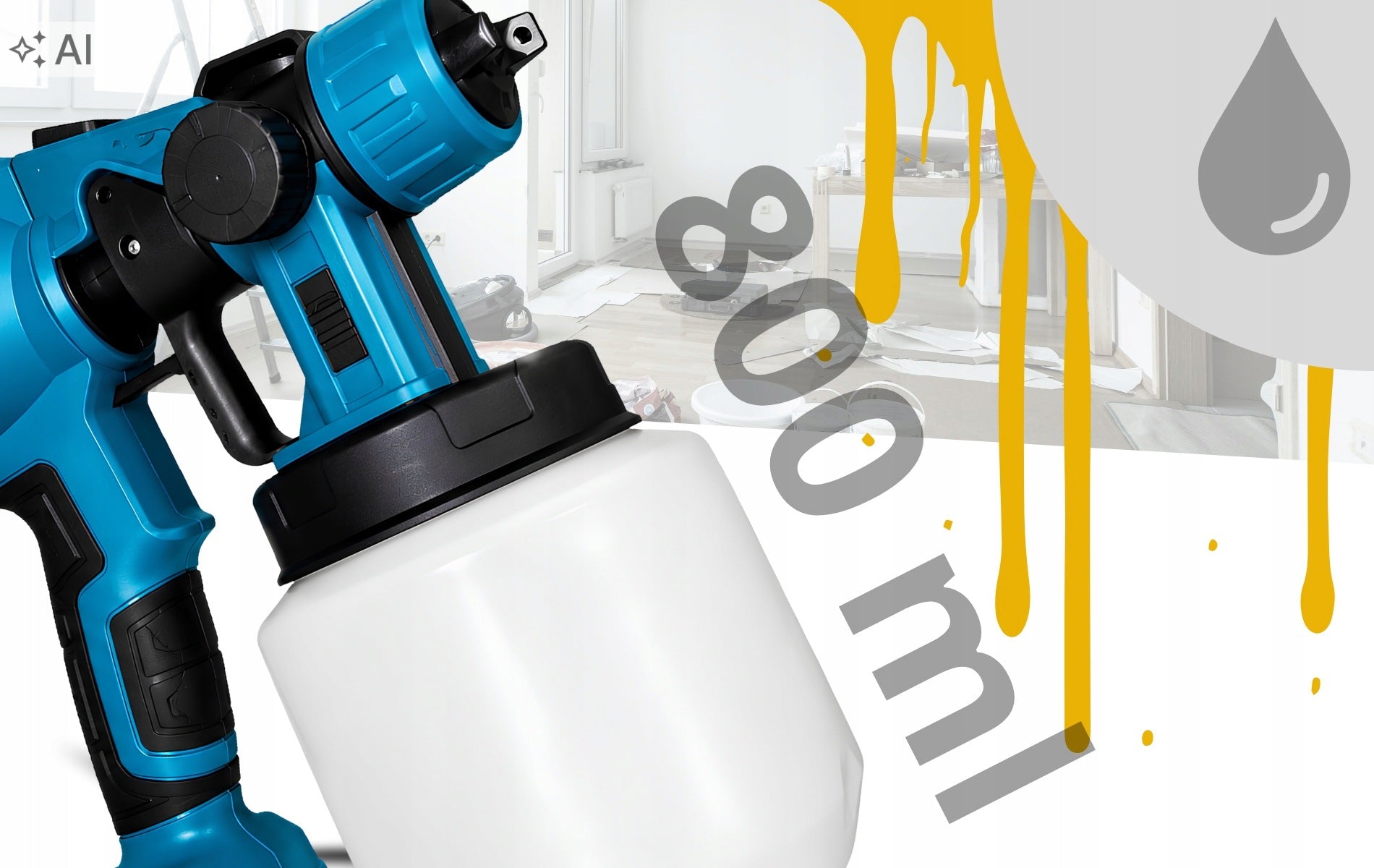 SPRAY PAINT GUN SPIRKO PAINTPRO 21V 2x AKU Manufacturer code 5908085332878