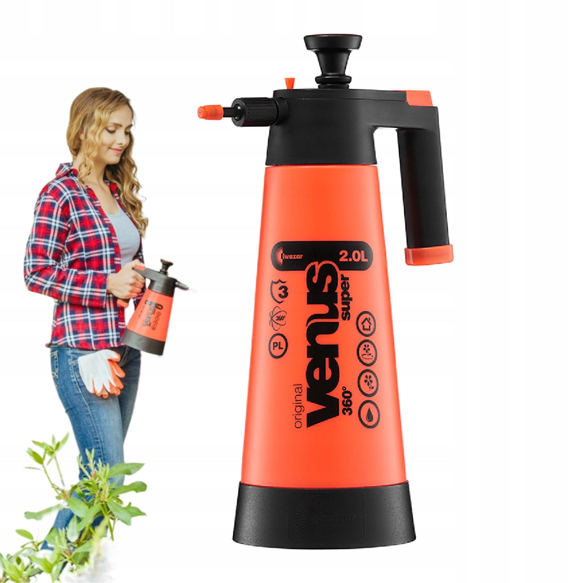 SPRAYER VENUS SUPER 360 2l GARDEN FOR FLOWERS KWAZAR