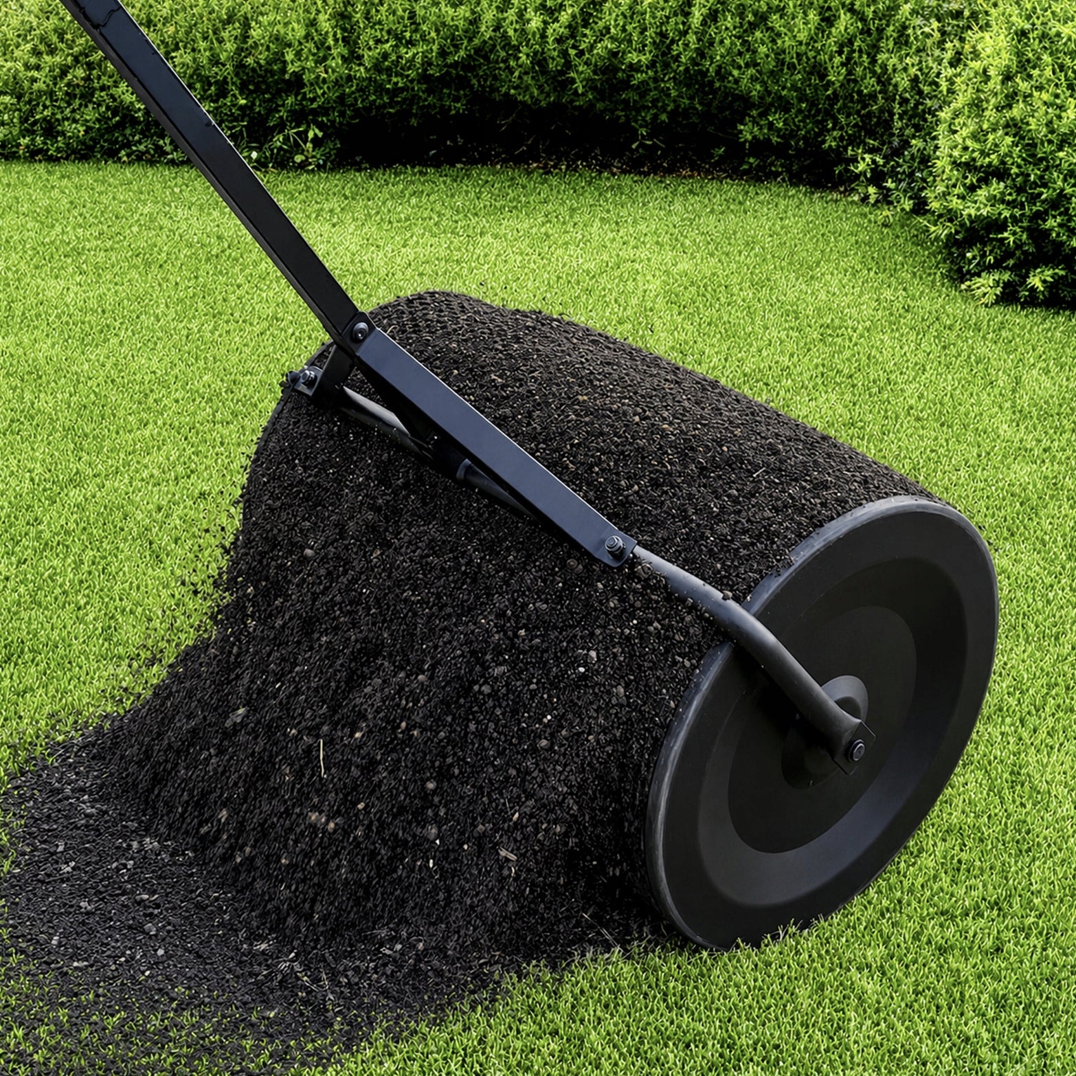 SPREADER COMPOST SPREADER FERTILIZER MESH ROLLER XXL METAL 61CM EAN (GTIN) 5904610497074
