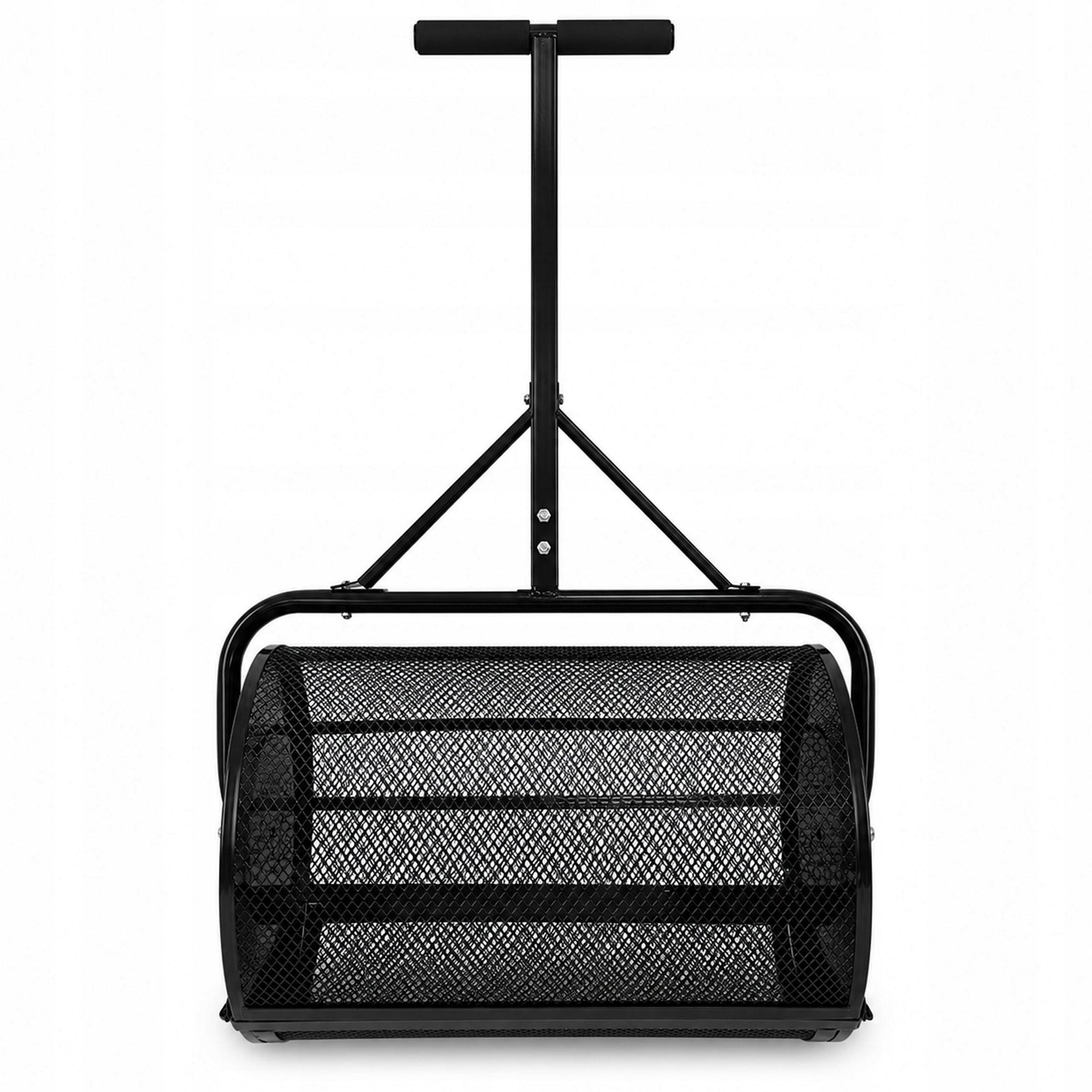 SPREADER COMPOST SPREADER FERTILIZER MESH ROLLER XXL METAL 61CM Power supply handheld