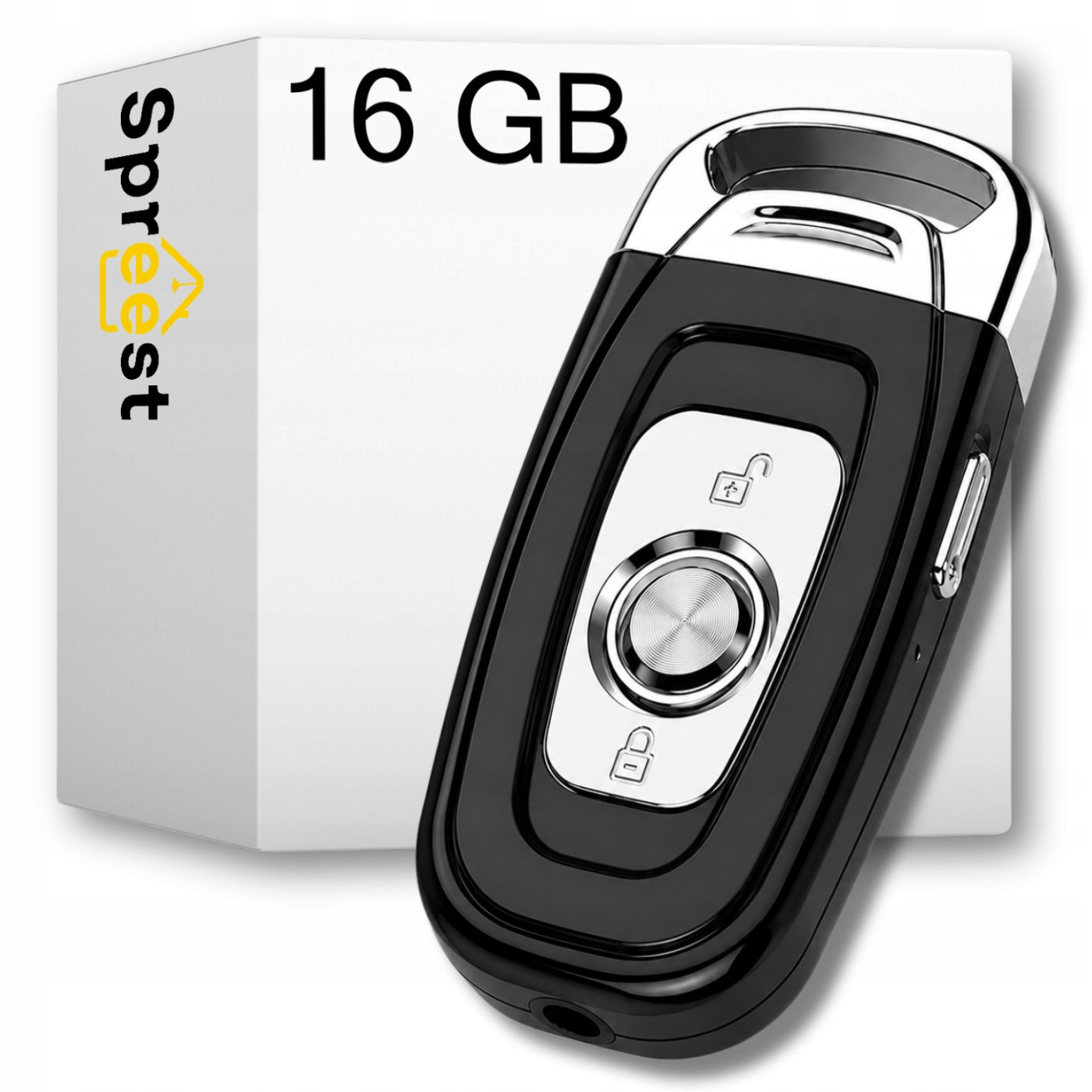 SPY RECORDER MINI DIGITAL HIDDEN EAVESDROPPING SMALL IN KEY BUG