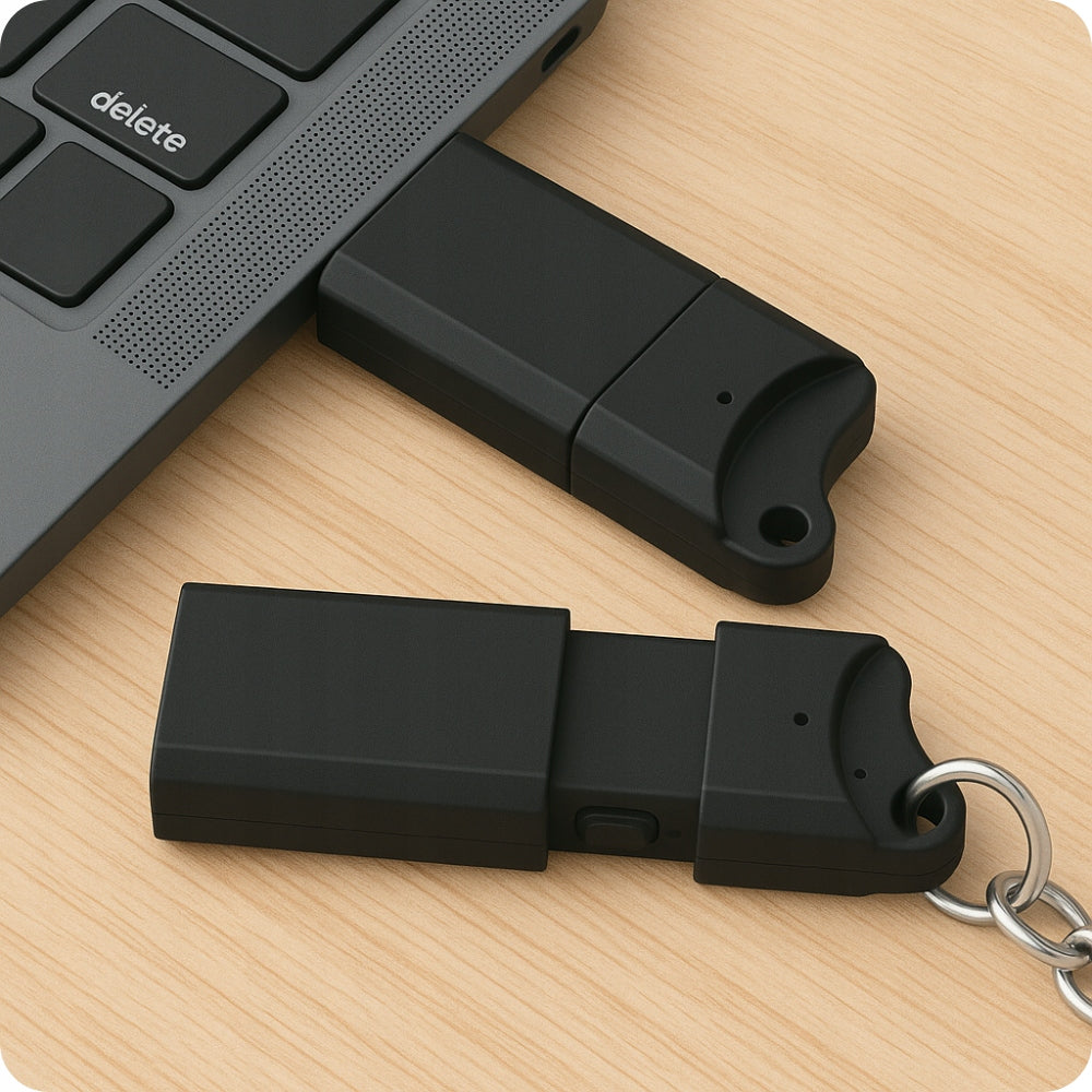 SPY RECORDER MINI PENDRIVE EAVESDROPPING SMALL USB COMPUTER KEYCHAIN Manufacturer code Dyktafon w pendrive LU06