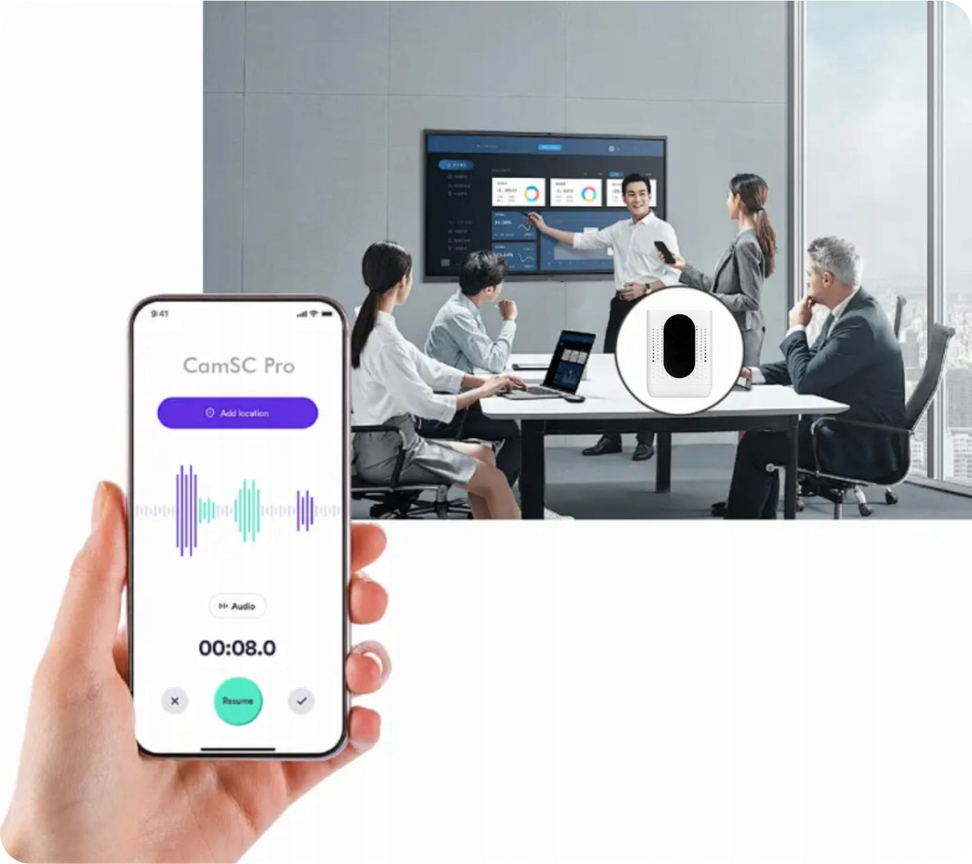 SPY RECORDER WIFI EAVESDROPPING APP REMOTE EAVESDROPPING MINI SMALL Packaging status original