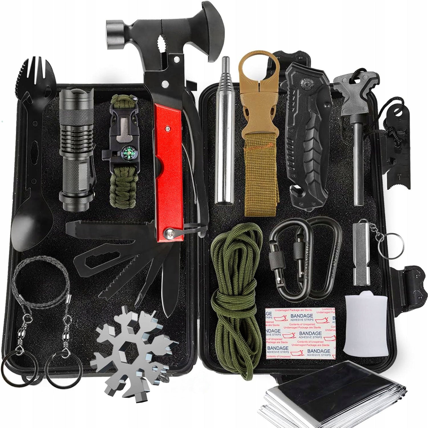 SRV-18 SURVIVAL KIT – Tourist Set, Multifunctional, Rescue