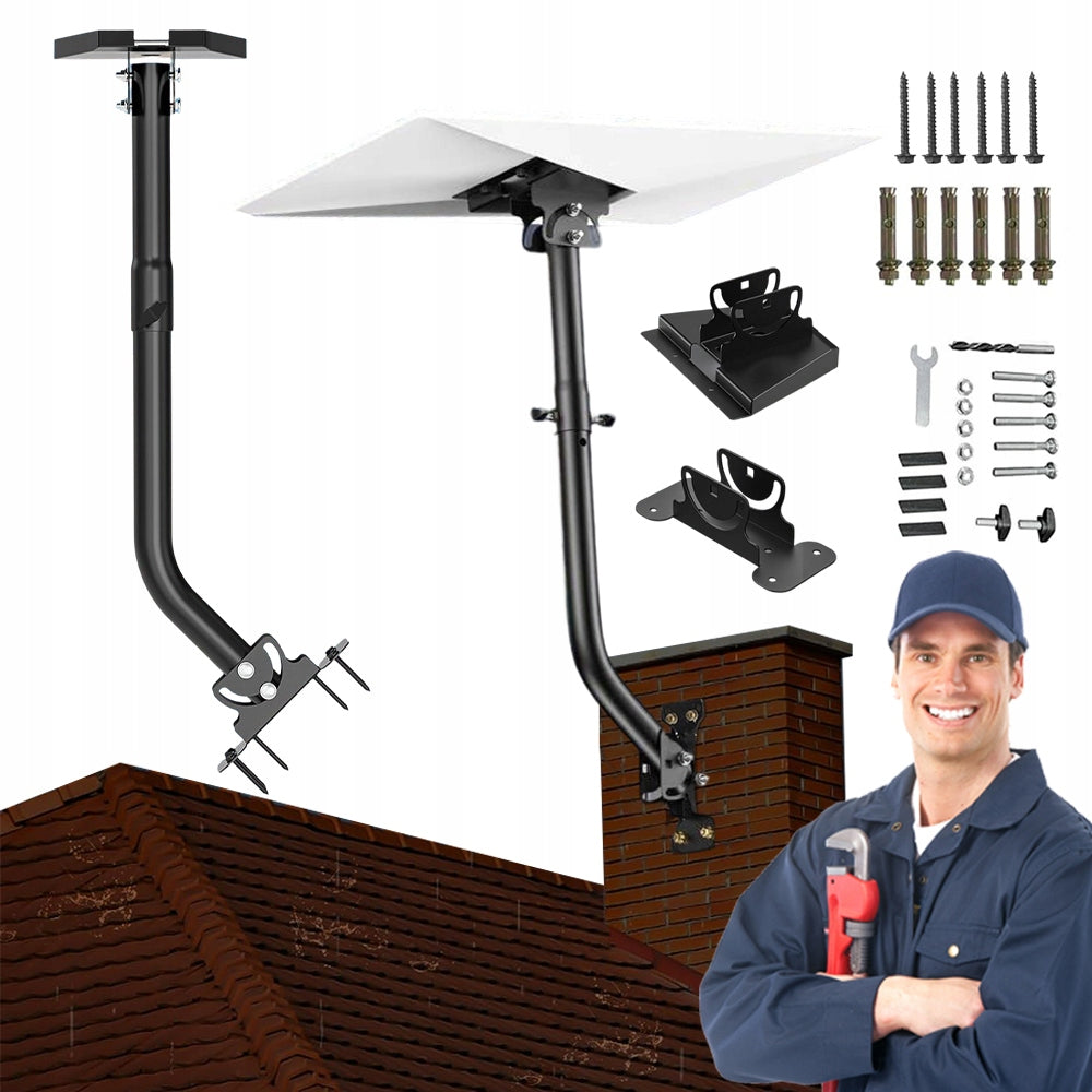 STABLE WALL ROOF BRACKET FOR STARLINK GEN3 METAL 360° ROTATING