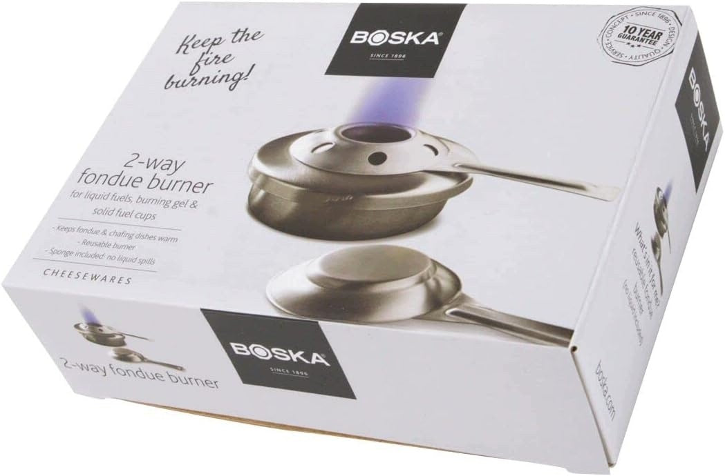 STAINLESS STEEL FONDUE BURNER 180 X 40 X 160 MM IDEAL Customs tariff code 73239100