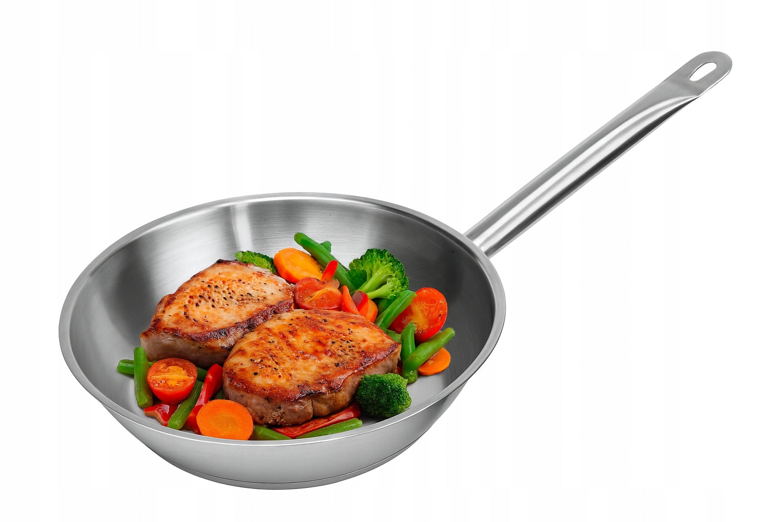 STAINLESS STEEL Gastronomic Pan 28 cm Induction Gas EAN (GTIN) 5908298020616