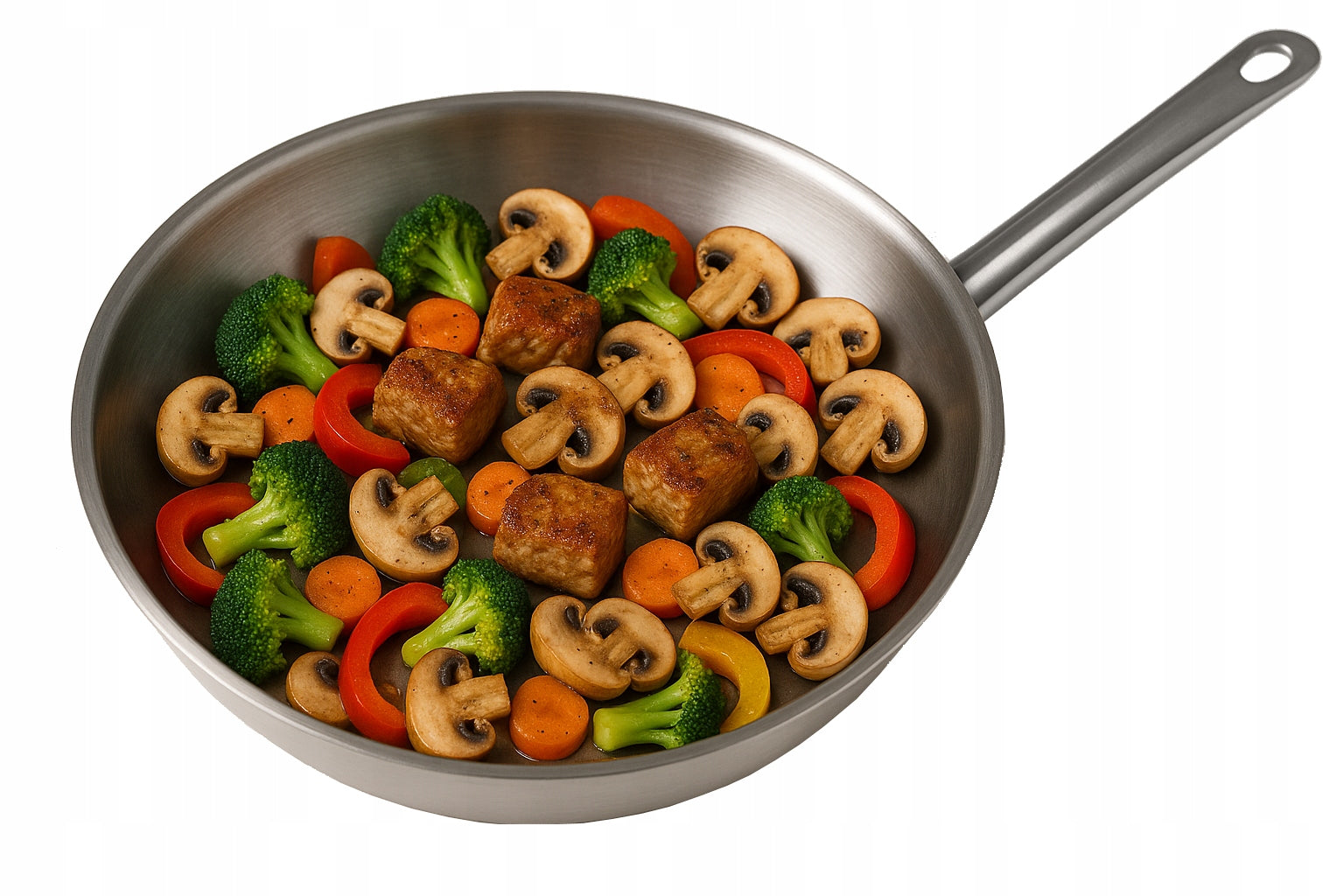STAINLESS STEEL Gastronomic Pan with Lid 24cm ROSSNER EAN (GTIN) 5908298023952