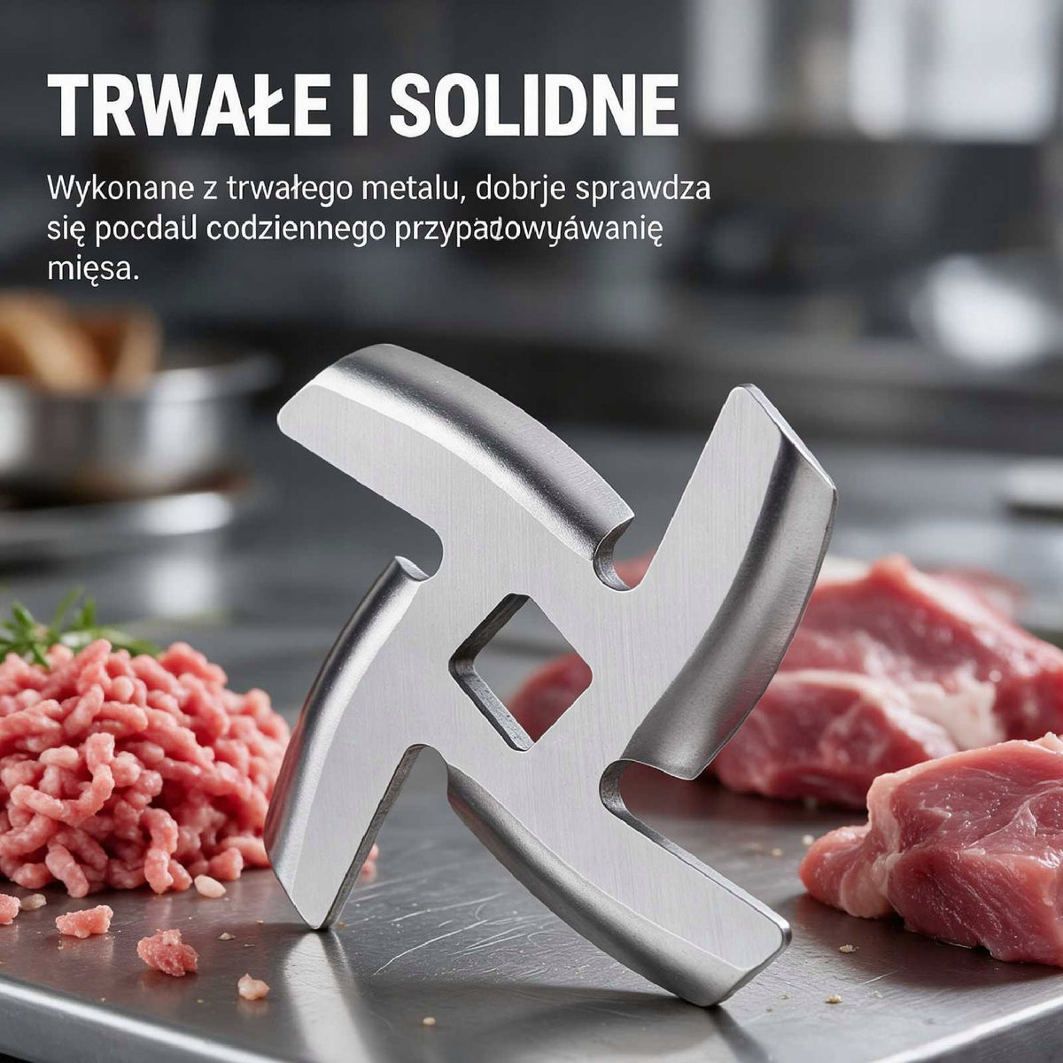 STAINLESS STEEL MEAT GRINDER BLADE SMALL BLADE 46 MM Manufacturer code JY17527-02-A