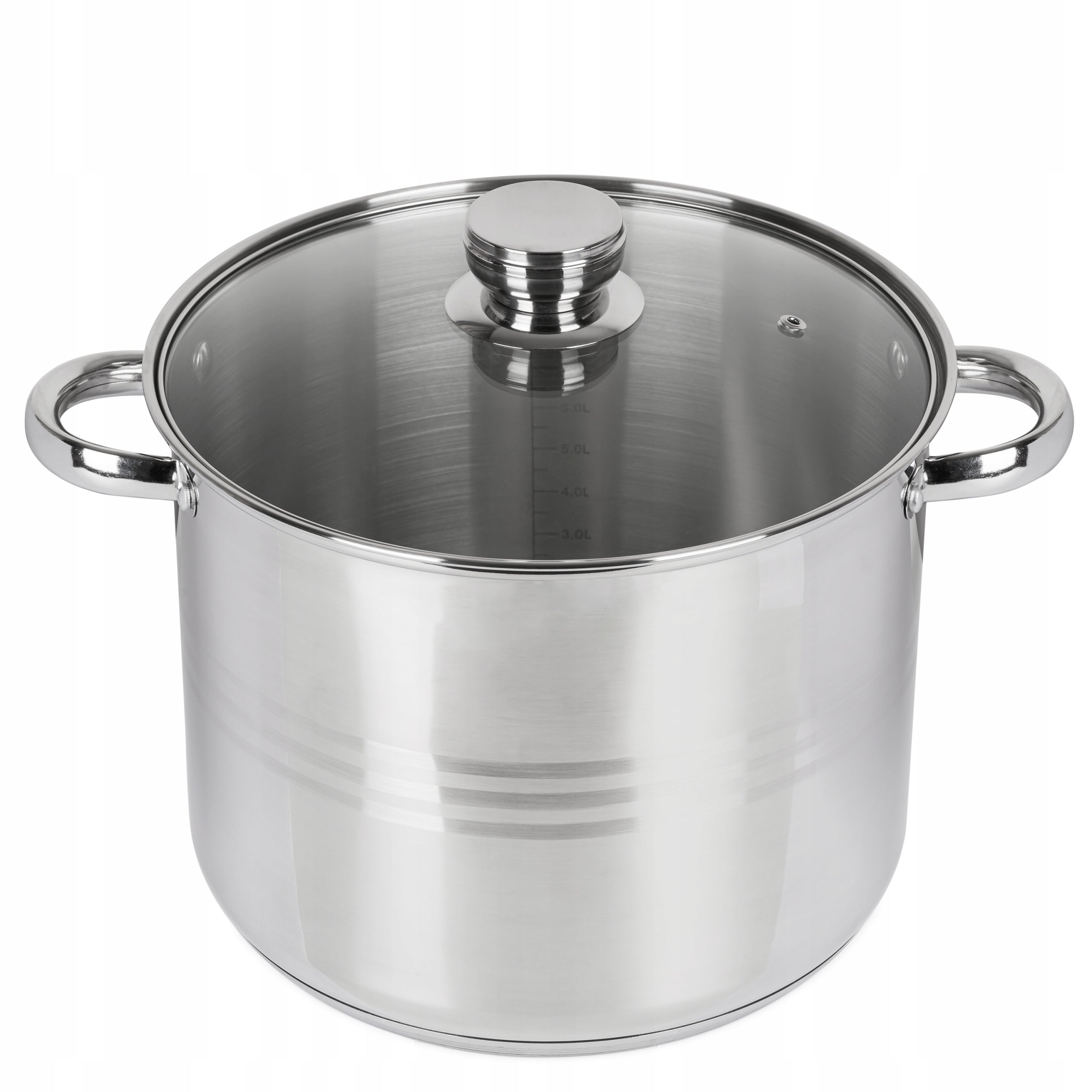 STAINLESS STEEL POT 15L GASTRO INDUCTION 30CM HIGH LARGE TOPFANN