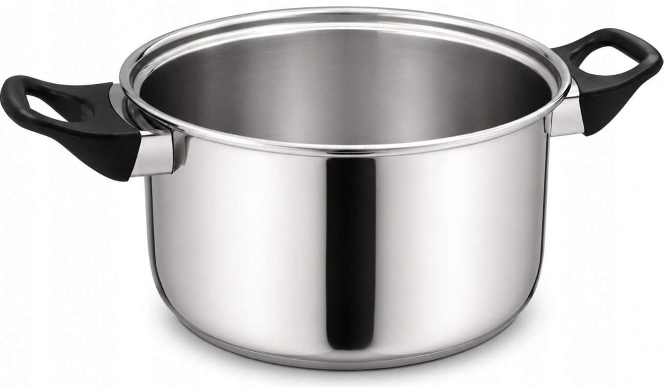 STAINLESS STEEL POT 20cm WITH LID 2,3l INDUCTION GAS Capacity 2.3 l