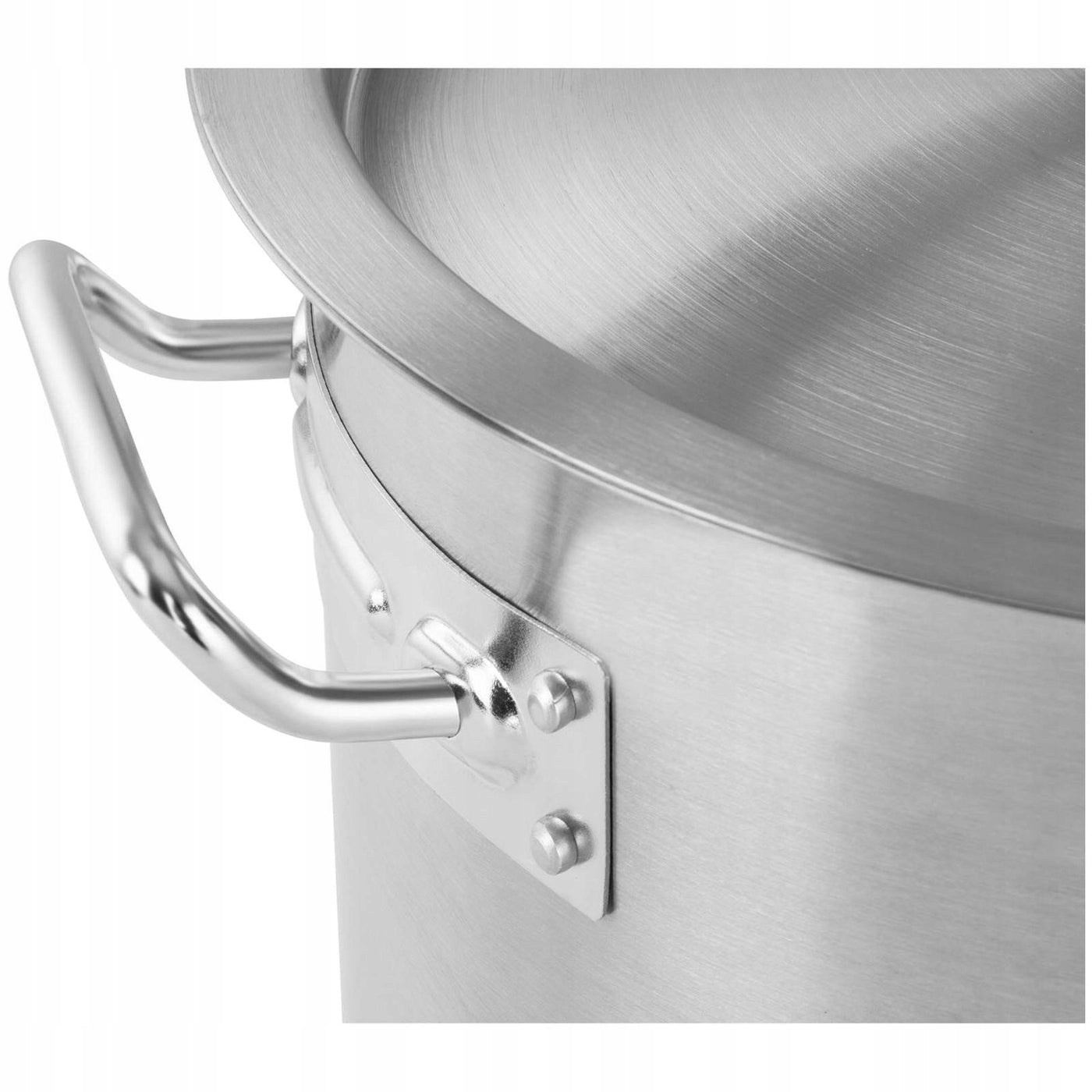 STAINLESS STEEL POT - 58L - LID Brand Royal Catering