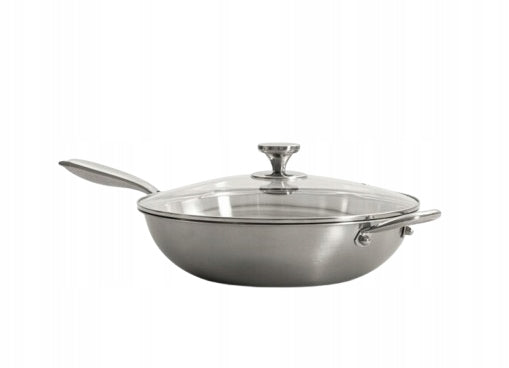 STAINLESS STEEL WOK ARDEN PAN 34 CM HOMLA Packaging status original