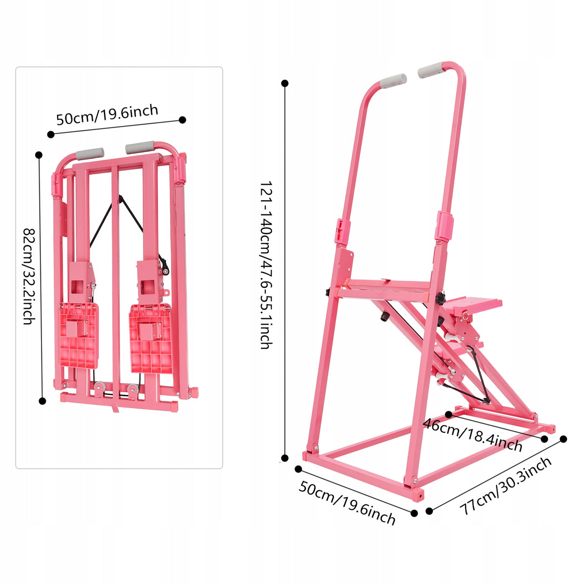 STAIR CLIMBER VERTICAL CLIMBING MACHINE FOLDABLE STAIR CLIMBER Manufacturer code 759350