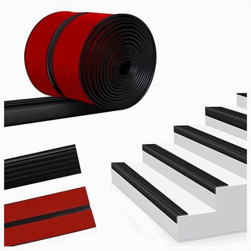 STAIR CORNER RUBBER SELF ADHESIVE NON-SLIP FOR KIDS metal