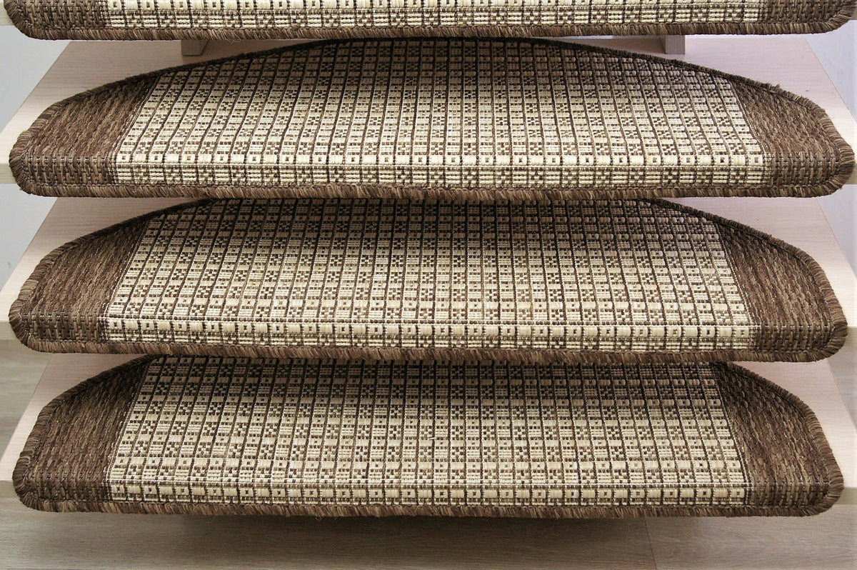 STAIR COVER STRING RUGS WOVEN FLAT BROWN FEET 64x24 Manufacturer code OXIDE - NAKŁADKA NA SCHODY KRATKA COFFEE