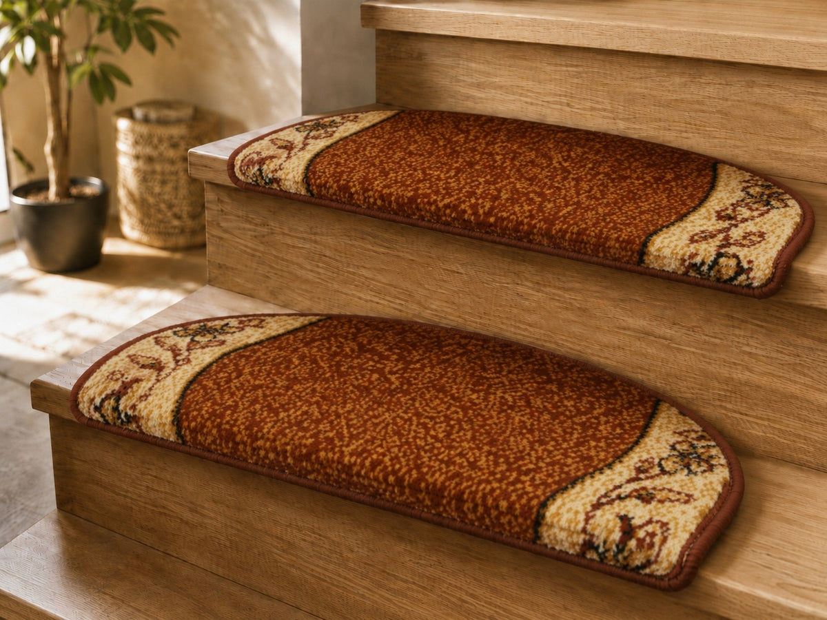 STAIR COVERS BROWN RUGS FOR STAIRS FEET TREPY THICK WELTOM Brand Oxide