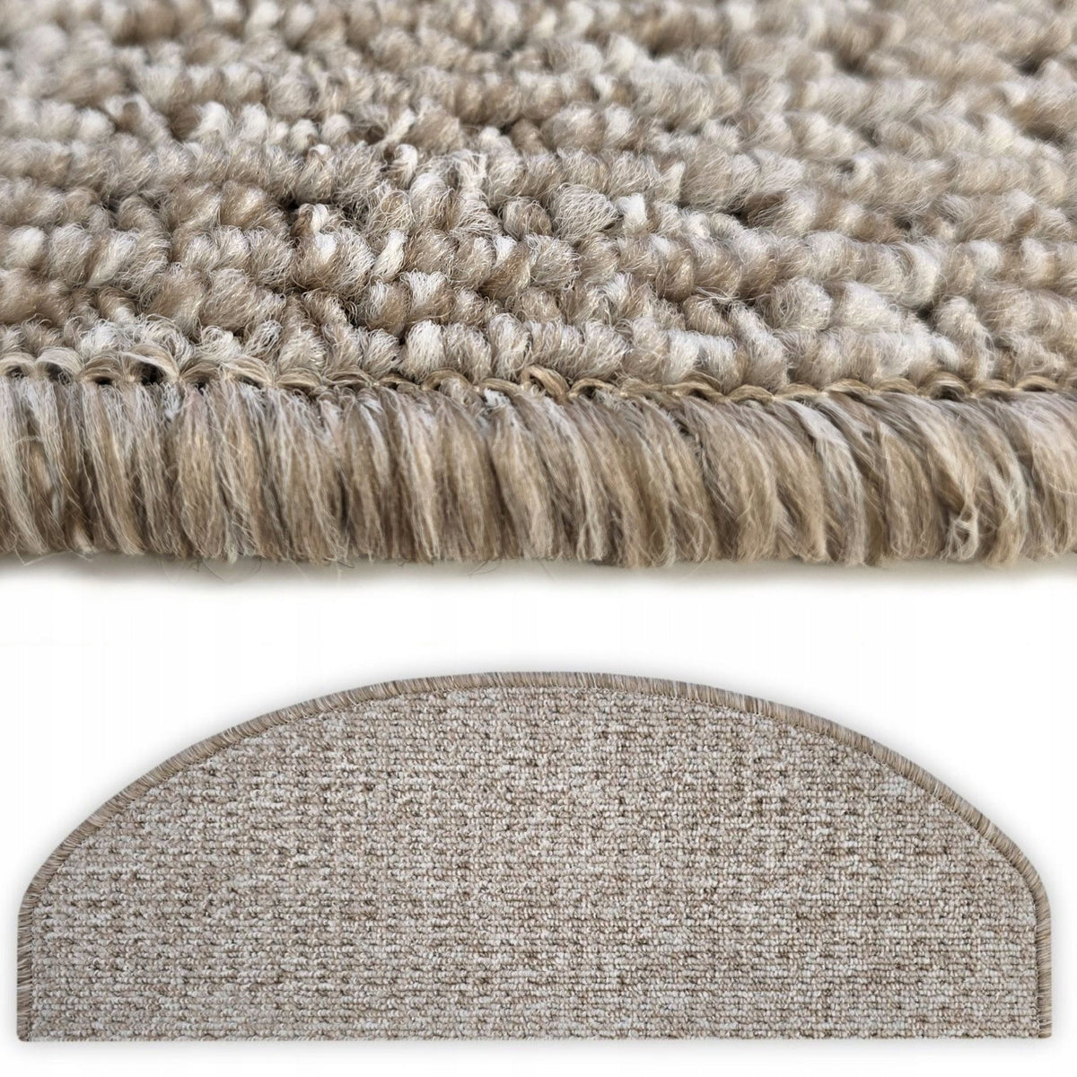 STAIR COVERS CREAM BRIGHT RUGS FOR STAIRS TREPY FEET ON FELT