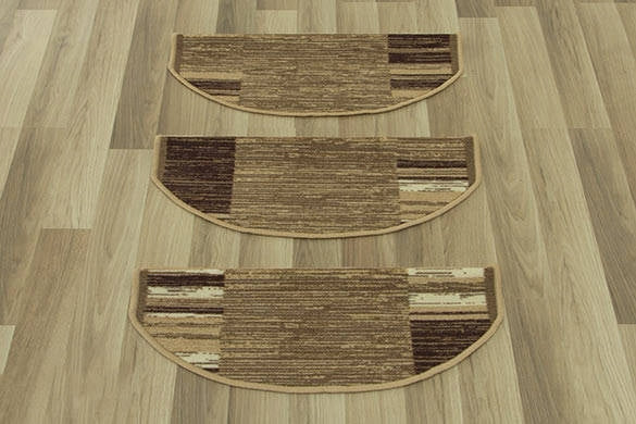 STAIR COVERS NON-SLIP WOODEN STEPS TREPY BEIGE ADAGIO Brand Akcila
