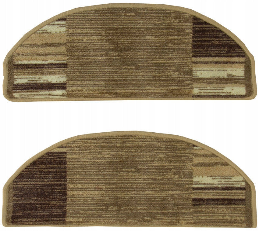 STAIR COVERS NON-SLIP WOODEN STEPS TREPY BEIGE ADAGIO