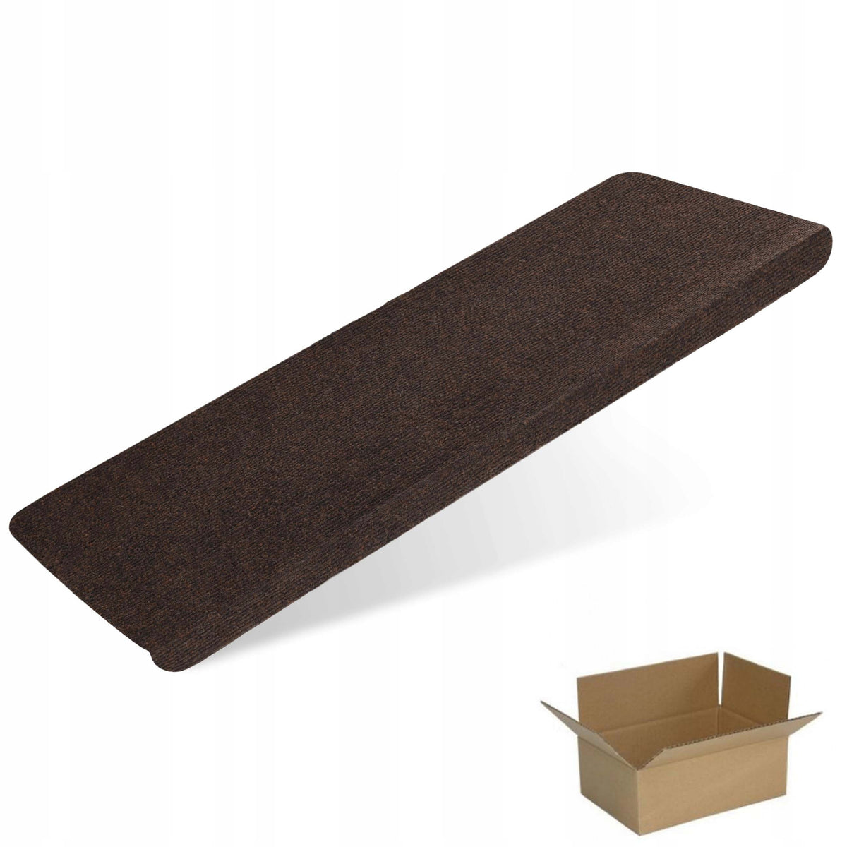 STAIR COVERS SELF-ADHESIVE BROWN SET