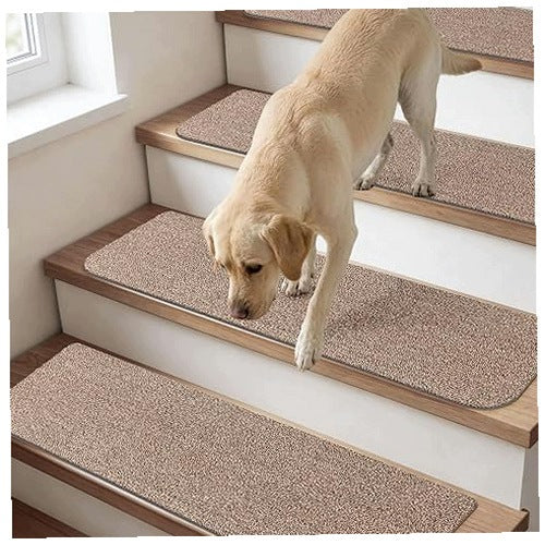 STAIR COVERS SELF-ADHESIVE NON-SLIP CARPET 70X22 CM 4 PIECES