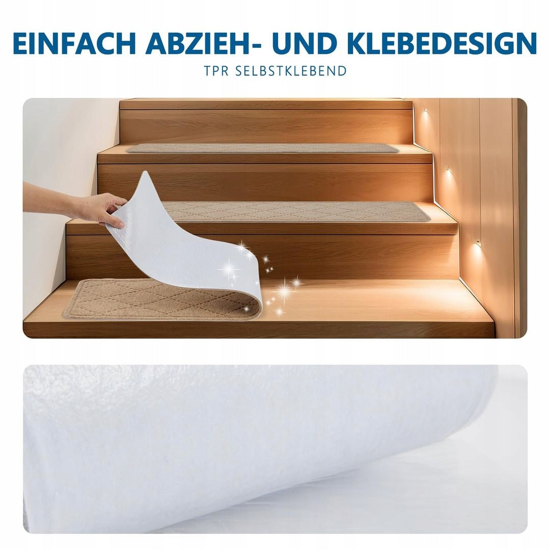 STAIR MATS 76X20 CM SET OF 15 NON-SLIP Manufacturer code MATY NA SCHODY 76X20 CM