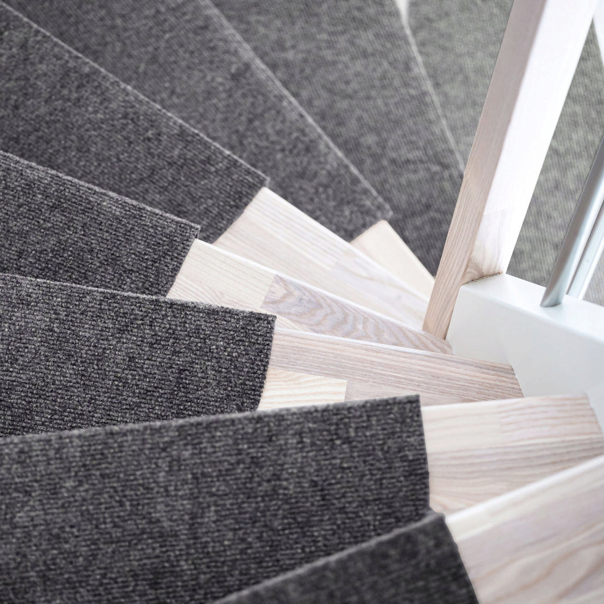 STAIR RUGS STEPS SELF-ADHESIVE OVERLAYS NON-SLIP GRAPHITE x15 EAN (GTIN) 5902340329429
