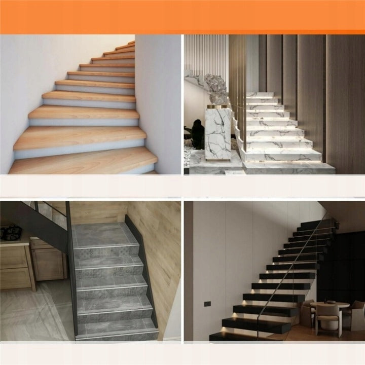 STAIR TREAD MATS, TRANSPARENT STAIR MATS, ANTI-SLIP MATS Type universal pads