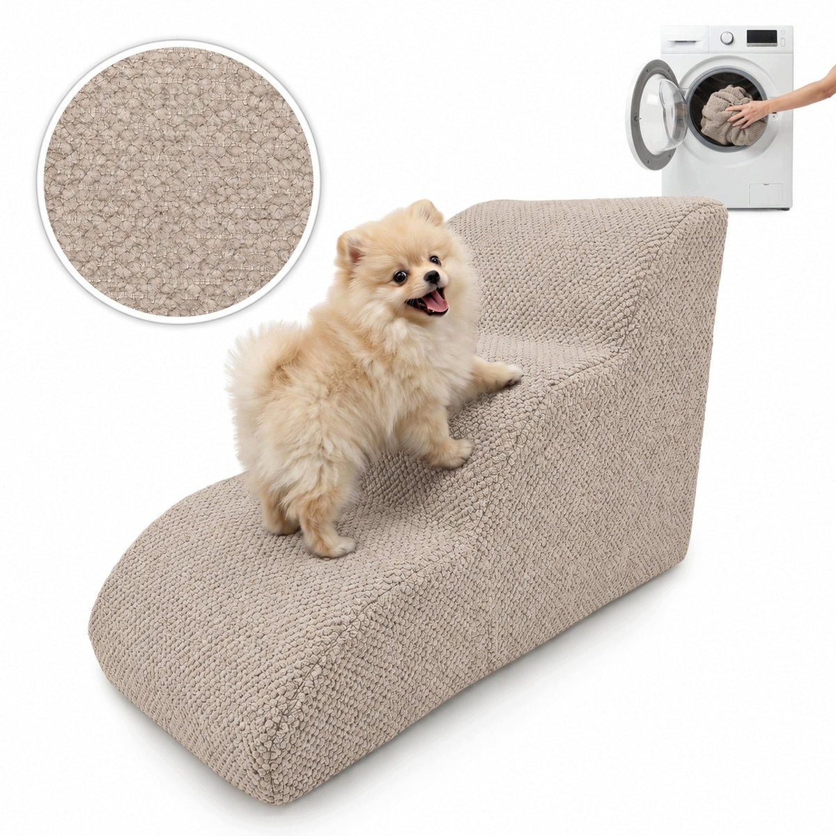 STAIRS DOG CLOUD GENTLE RAMP 40cm BEIGE STAIRS 3 DEGREES FOR CAT